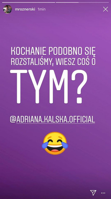 Mikołaj Roznerski na Instagramie
