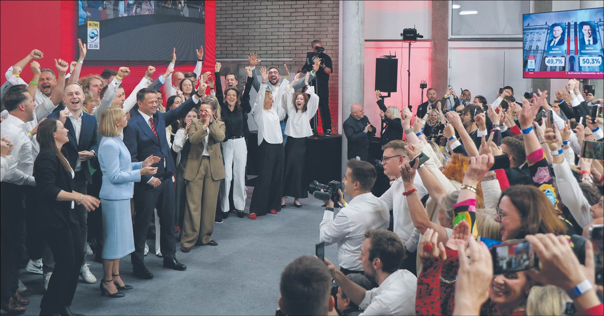 Rafał Trzaskowski po ogłoszeniu pierwszych sondażowych wyników wyborów