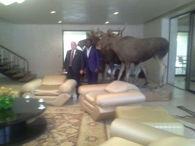 Lech Wałęsa w Togo