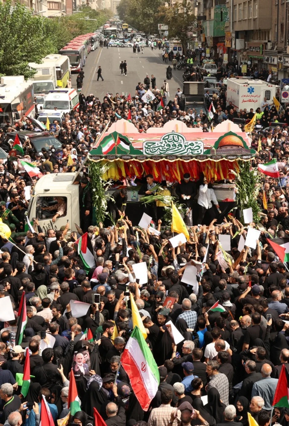 Komemoracija u Teheranu za ubijenog lidera Hamasa Ismala Hanijea 1. avgusta