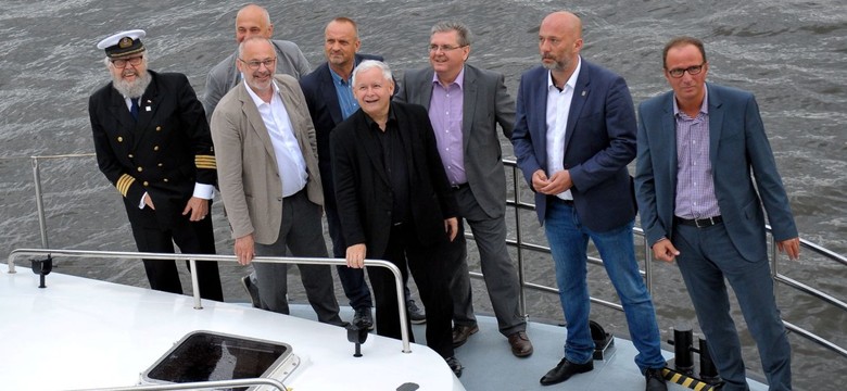 Kaczyński, Morawiecki, Brudziński. Tłum polityków PiS na otwarciu finału regat The Tall Ships Races