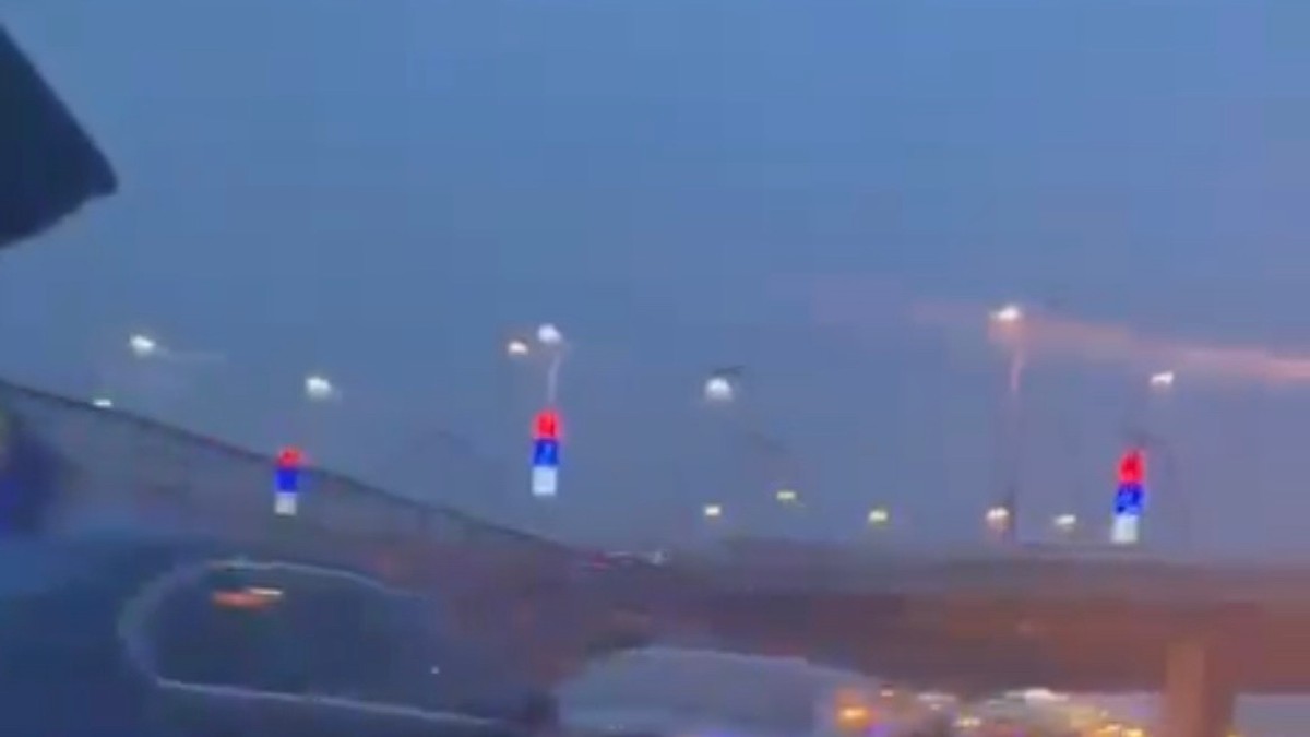 Lančani sudar na Mostu na Adi