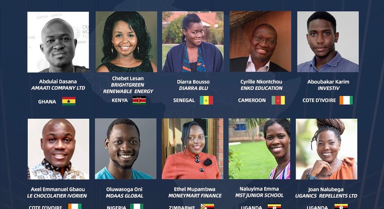 Top 10 finalists of Africa's Business Heroes grand finale announced