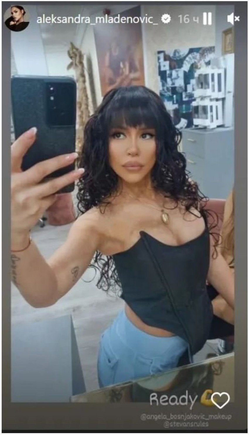Aleksandra Mladenović pokazala novu frizuru