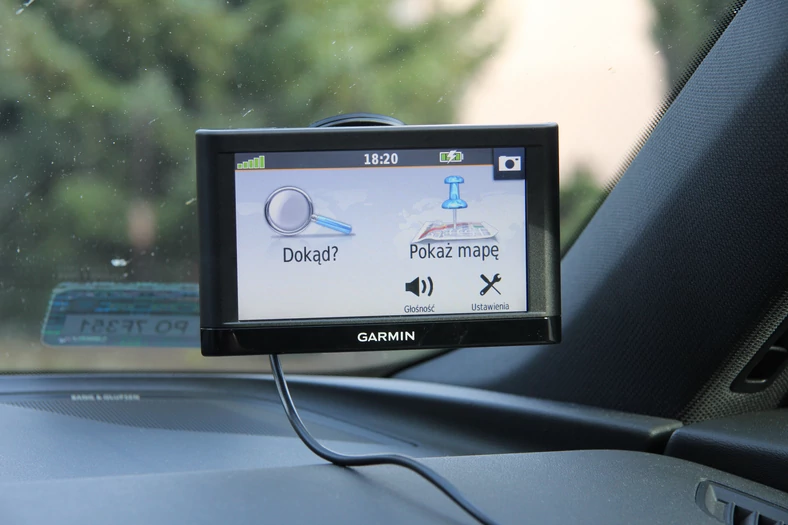 Garmin nuvi 54LM - główne menu