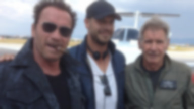 Schwarzenegger i Ford na planie "Niezniszczalnych 3"