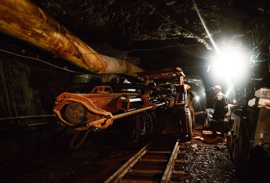 Tunel w jednej z kopalni żelaza w rejonie Zaporoża. Zdjęcie sprzed wybuchu pełnoskalowej wojny.