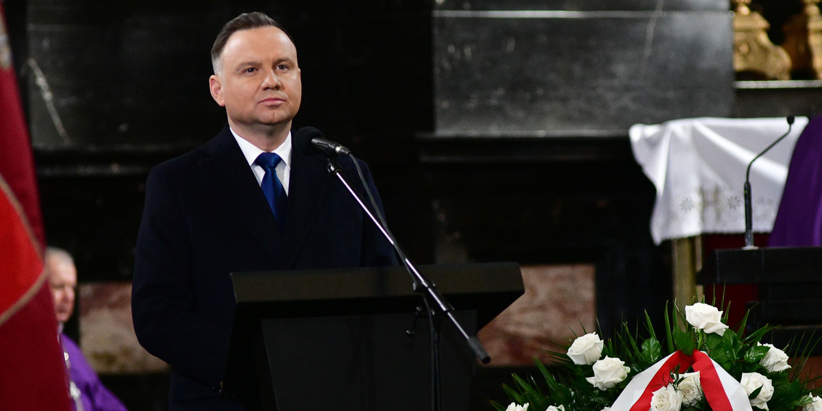 Prezydent Andrzej Duda witał prezydenta RP. To jednak nie była pomyłka.