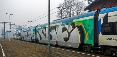 Grafficiarze atakują Koleje Śląskie