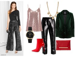 Błyszczące spodnie na karnawał. 5 STYLIZACJI