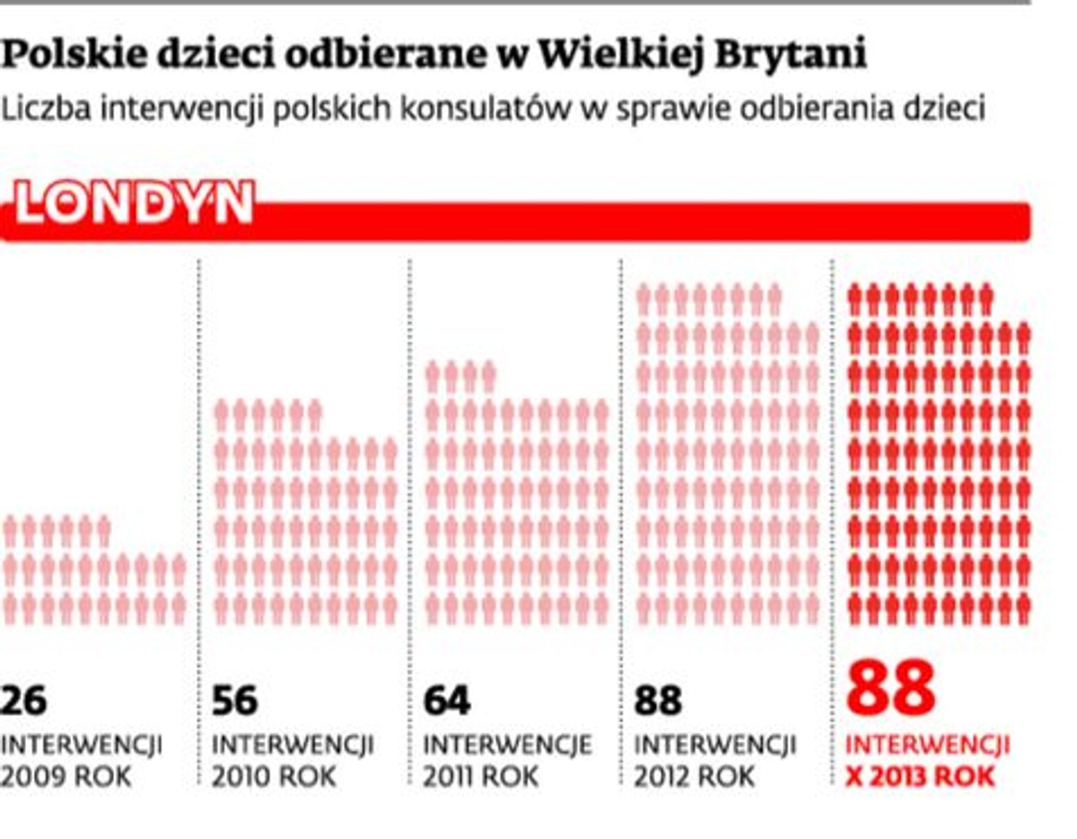 Polskie dzieci odebrane w Wielkiej Brytani - Londyn