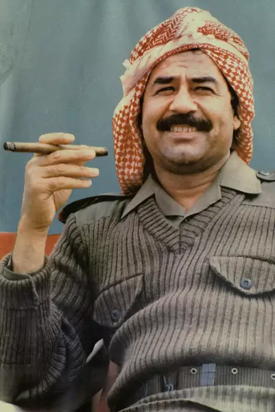 Saddam Husajn w 1983 r.