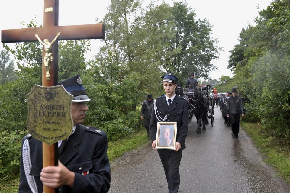 Pożegnanie Andrzeja Leppera