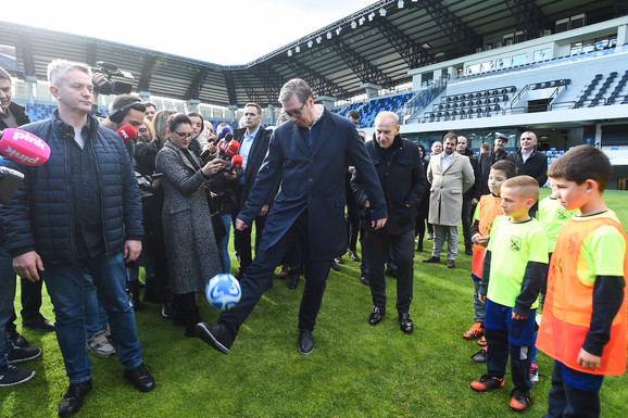 Vučić sutra na ceremoniji početka izgradnje Nacionalnog fudbalskog stadiona
