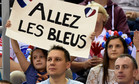 Kibice reprezentacji Francji podczas meczu grupy D mistrzostw świata siatkarzy z Włochami