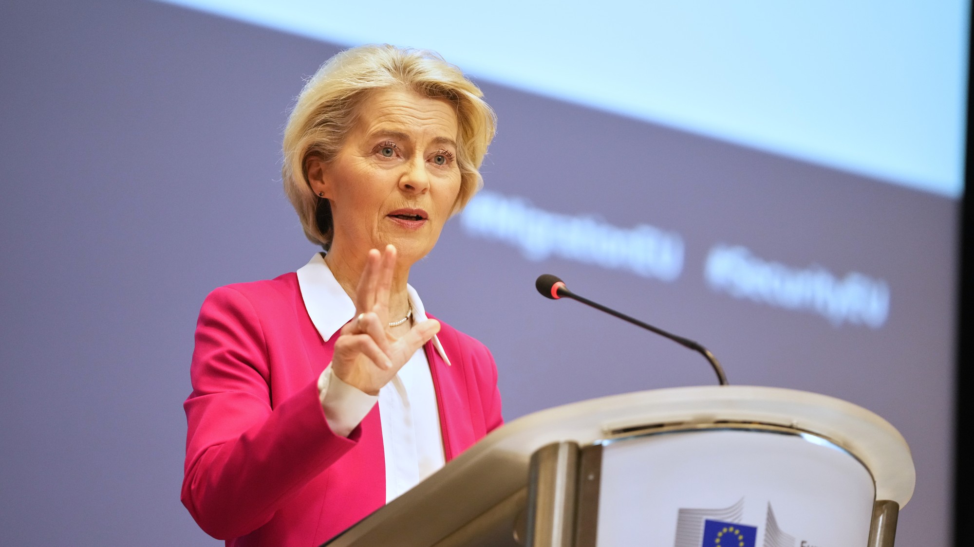 Predsedníčka Európskej komisie Ursula von der Leyenová.