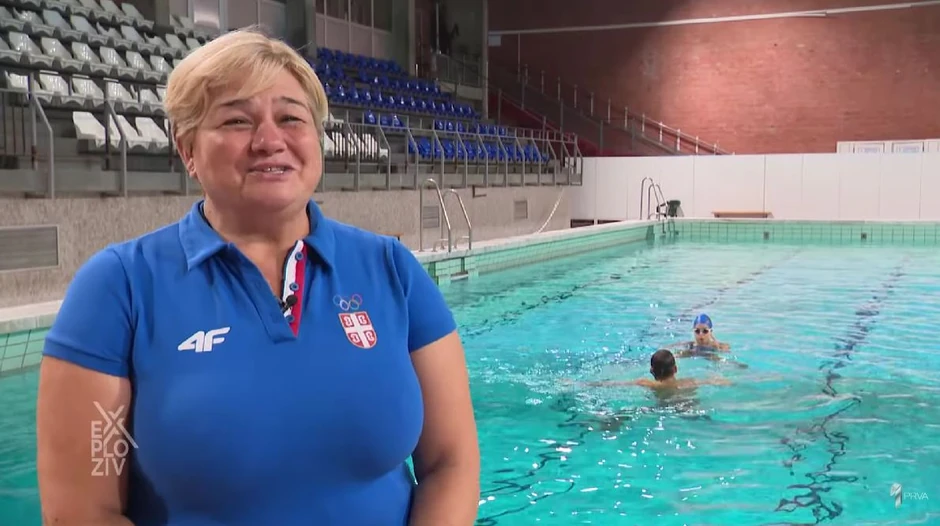 Svetlana Kontić, trener i Jelenina mama