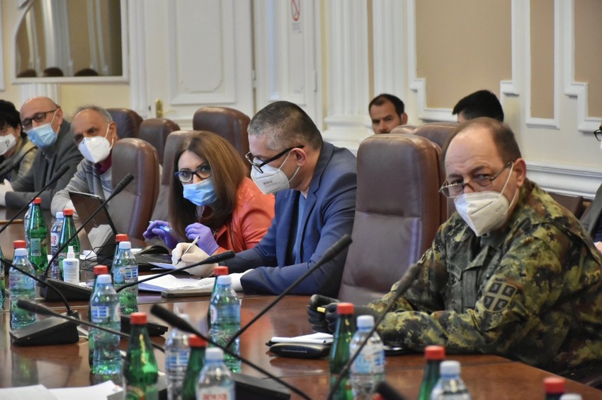 Detalj sa sastanka Kriznog štaba Niša