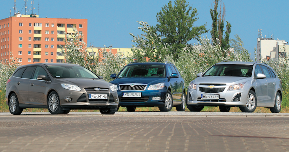 Chevrolet Cruze, Ford Focus i Skoda Octavia – trzy oszczędne kombi za ...