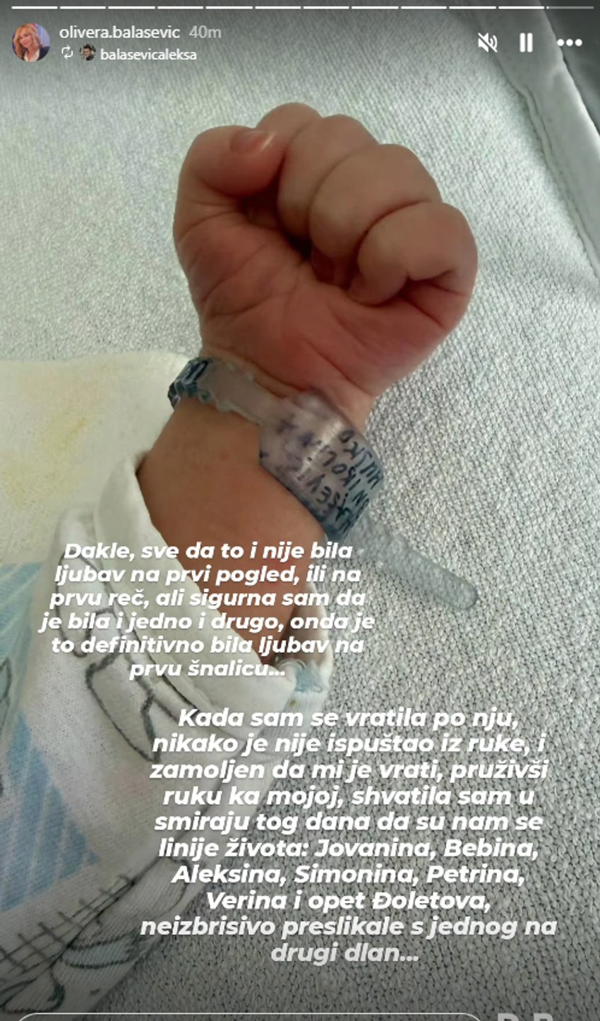 Aleksa Balašević izveo sina i ženu iz porodilišta