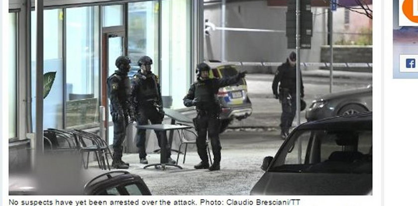 Strzelanina w kawiarni w Sztokholmie. Dwie osoby nie żyją
