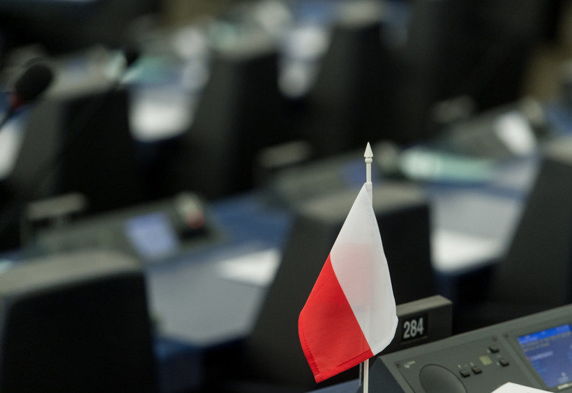 Flaga Polski w PE