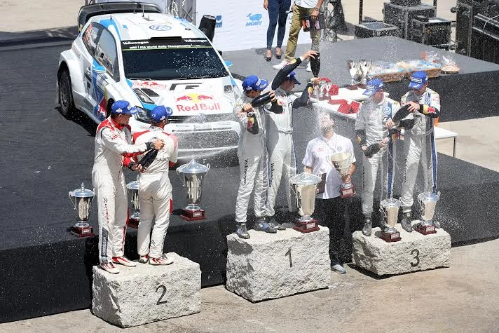 Rally Italy Sardegna 2014 - podium