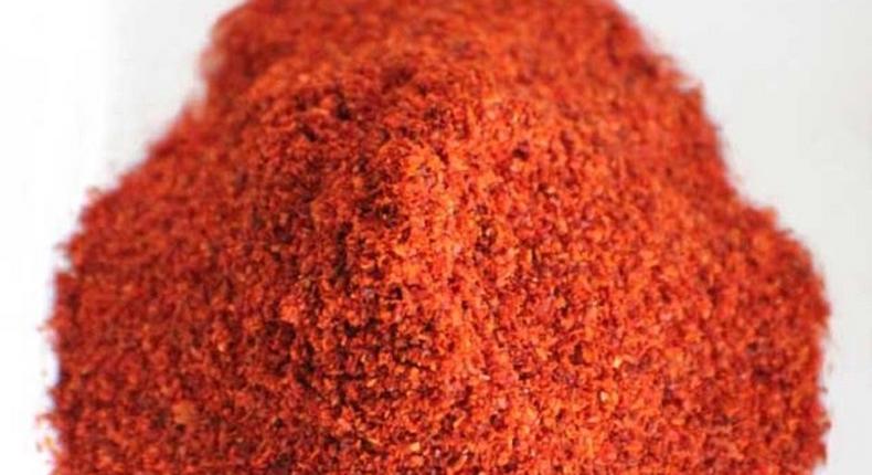 Hot ground pepper