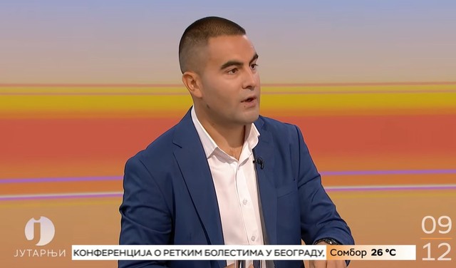 Vlade Radulović, voditelj Jutarnjeg programa RTS FOTO: Jutjub Jutarnji RTS