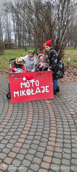 40 Mikołajów na motorach odwiedziło dzieci w Zameczku w Rudołtowicach - 03.12.2022 - autor: Zameczek Rudołtowice