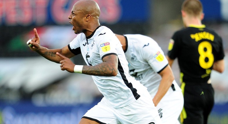 Watch Andre Ayew’s stunning goal against Brentford in Championship play-offs