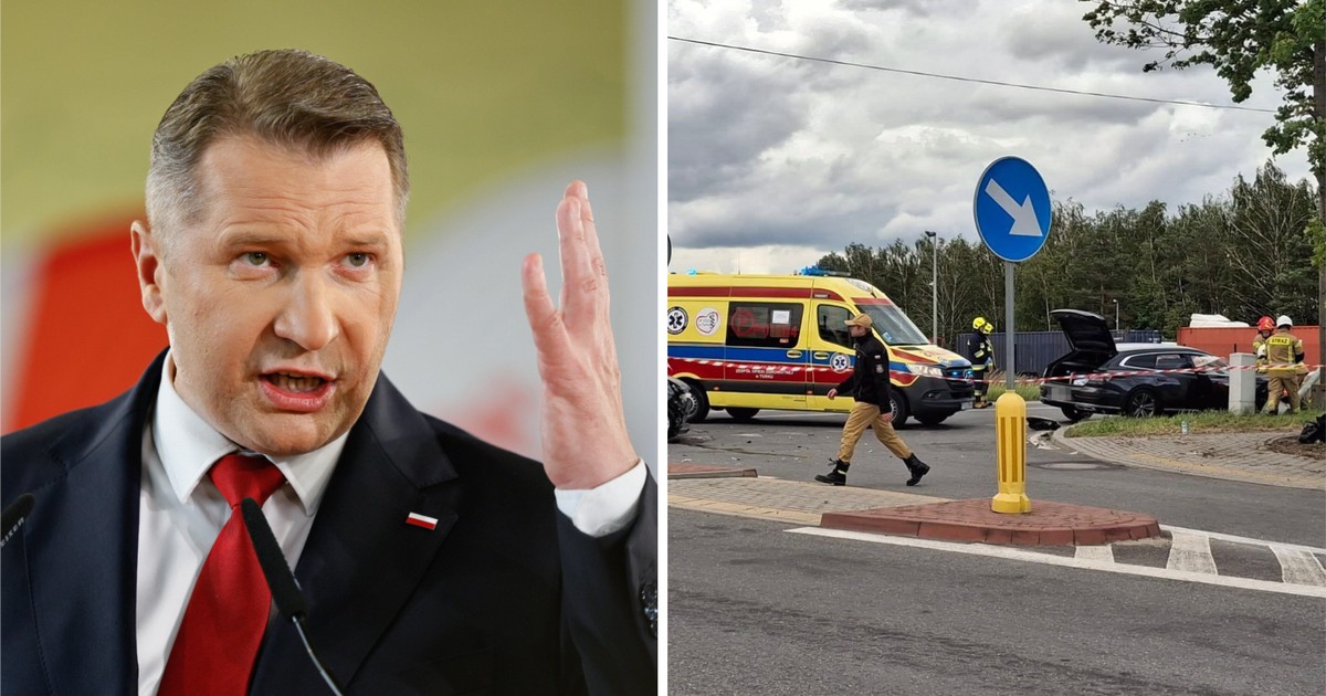 Czarnek o wypadku: Zaskakujące słowa do sprawcy zdarzenia