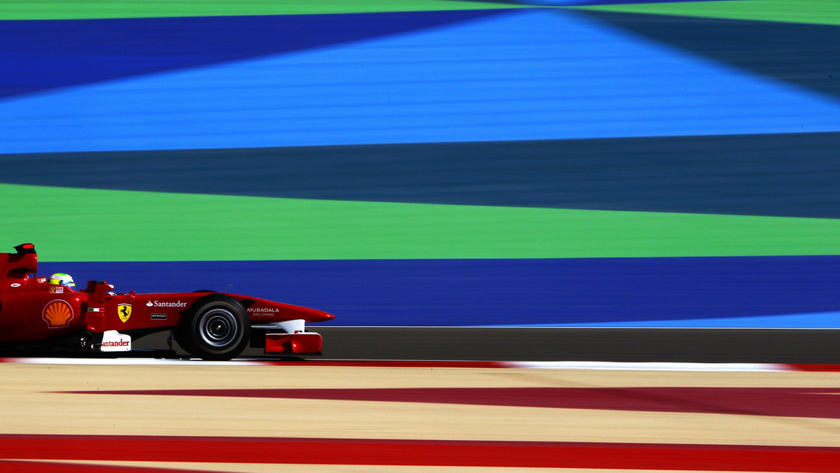 Felipe Massa (Ferrari) był najszybszy na pierwszym treningu przed niedzielną GP Bahrajnu. Drugi czas należał do jego kolegi z zespołu, Fernando Alonso.