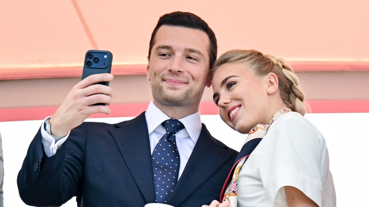 Jordan Bardella i  Princess Maria Carolina of Bourbon