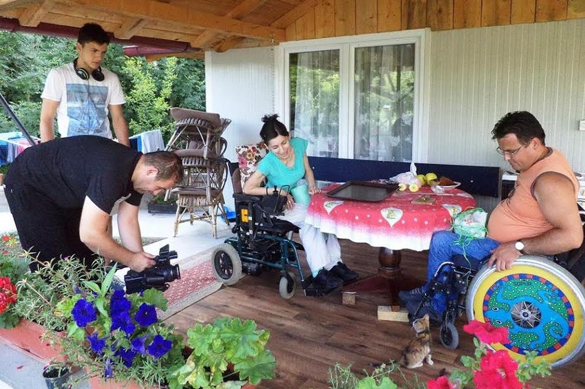 Sa snimanja filma "Špaga"