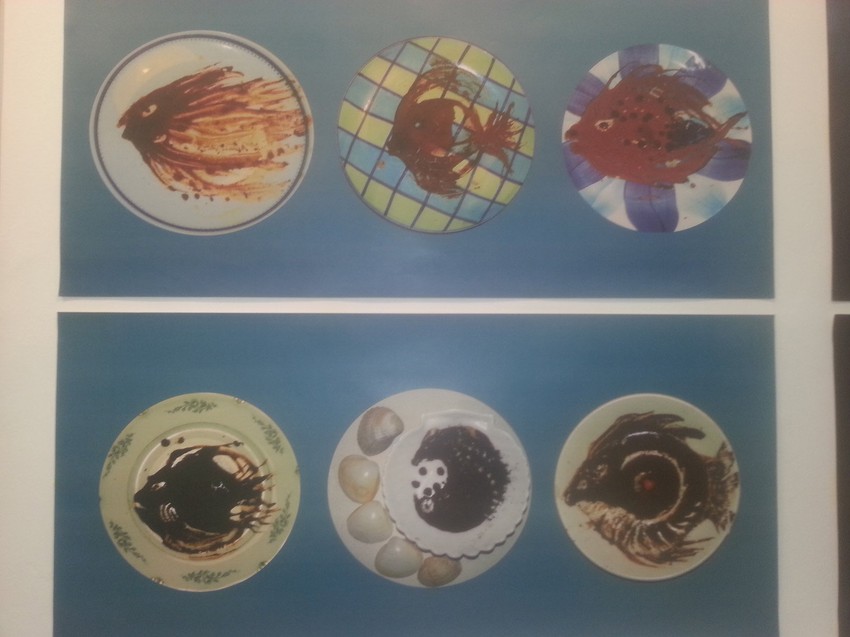 Neke od slika bile su inspirisane morskim svetom odnosno, ribama u mreži