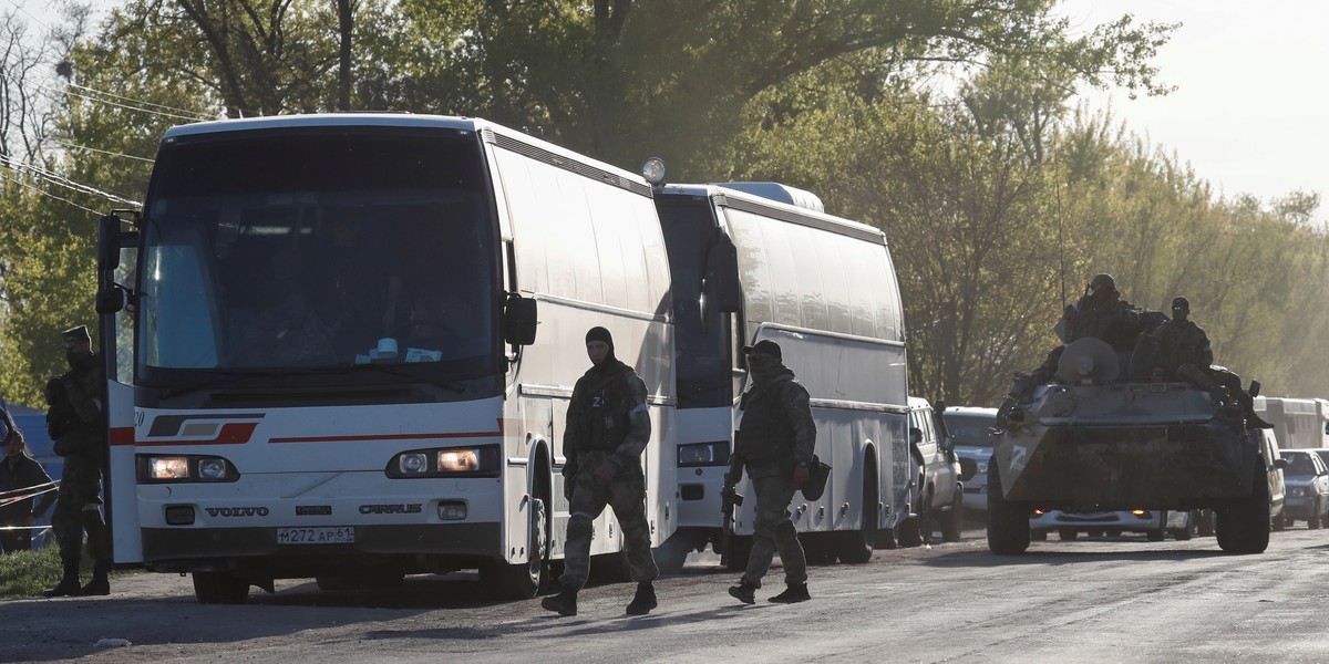 Temporary accommodation facility for evacuees in Donetsk Region, Ukraine