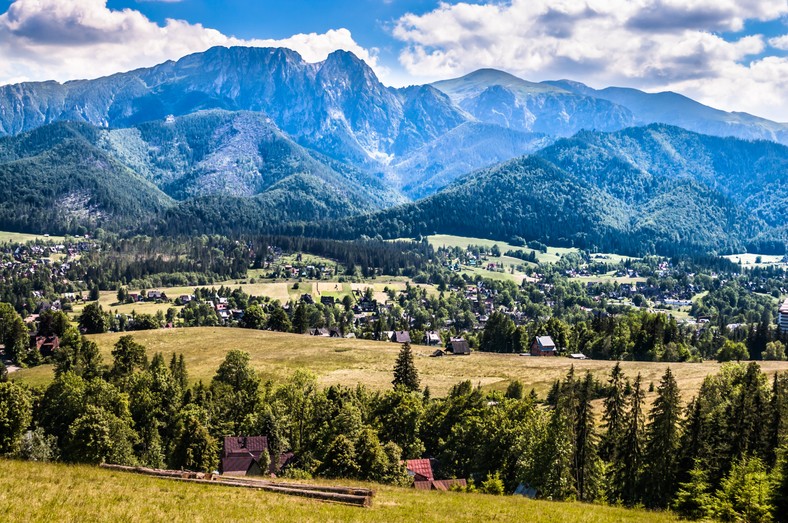 Zakopane ze szczytu Gubałówki