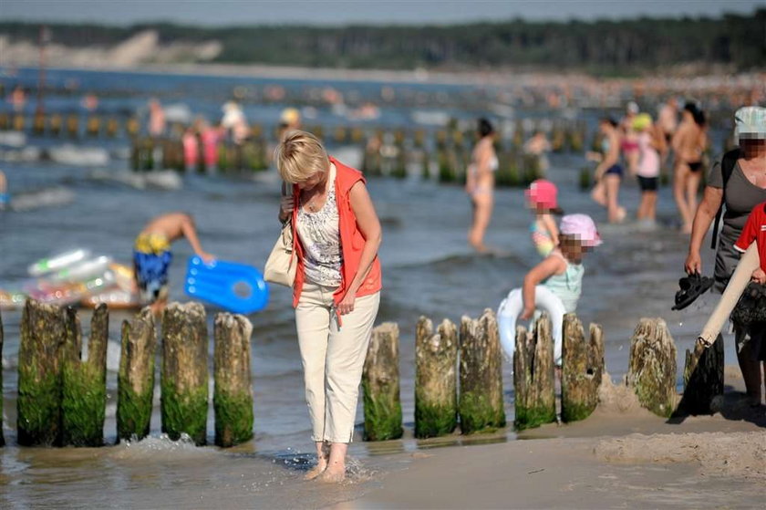 Szczypińska sie lansuje na plaży