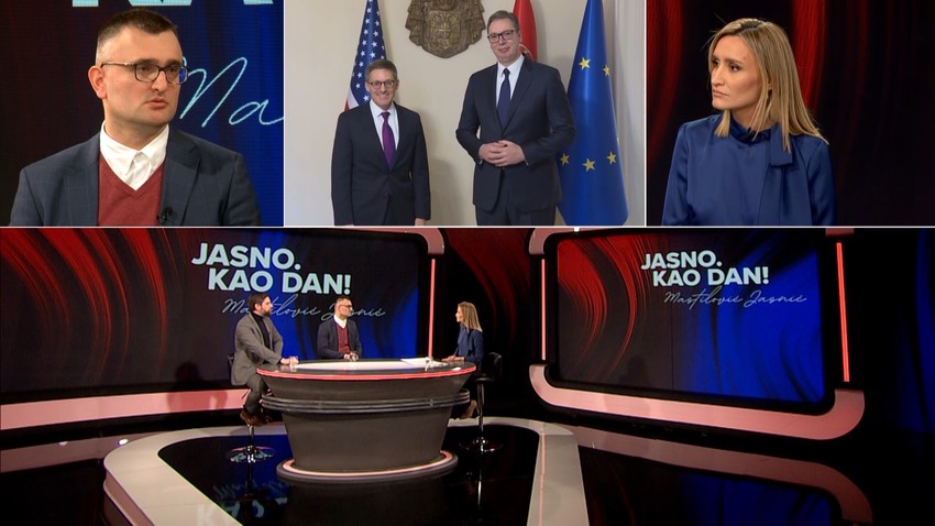 Emisija "Jasno. kao Dan!", gosti Bojan Klačar i Miloš Nikolić