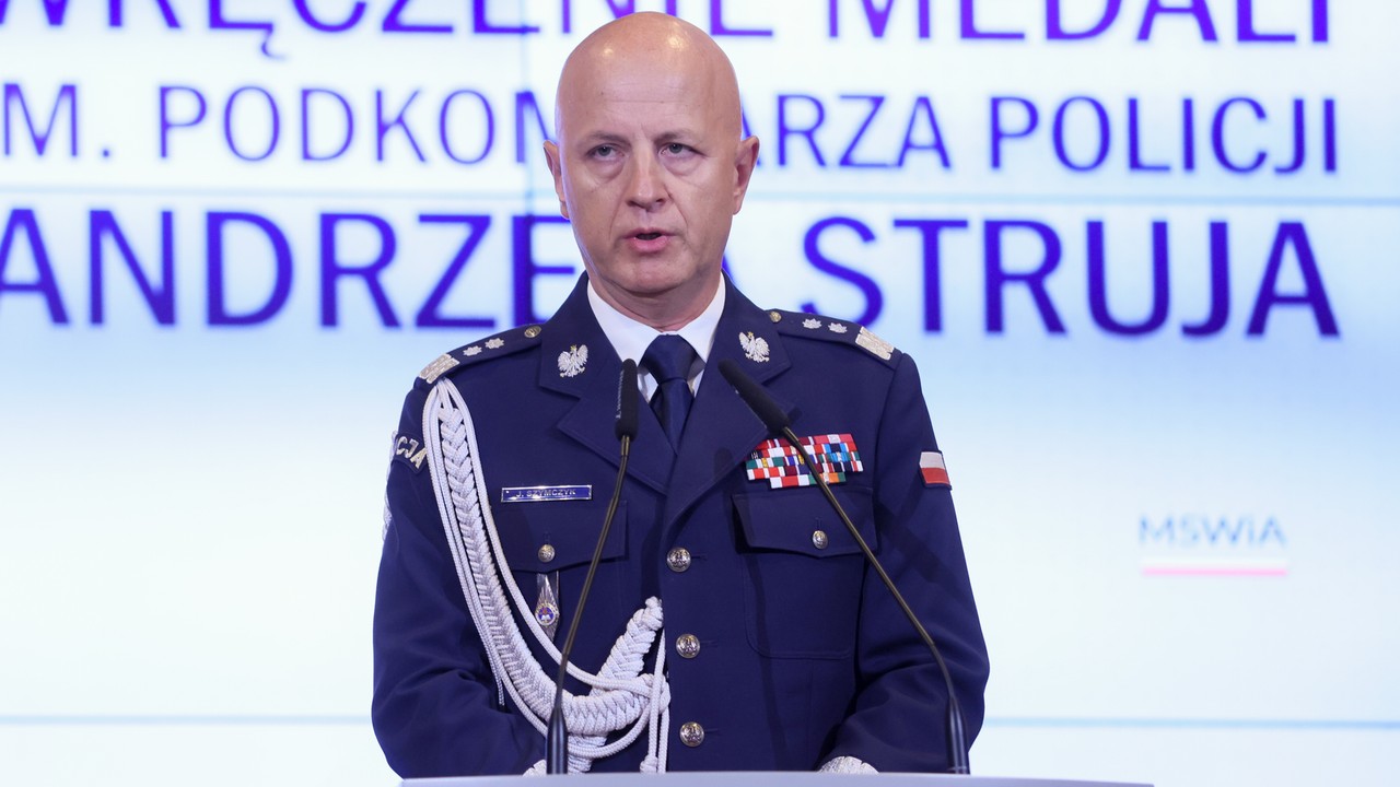 Były szef policji z nowym zajęciem. 