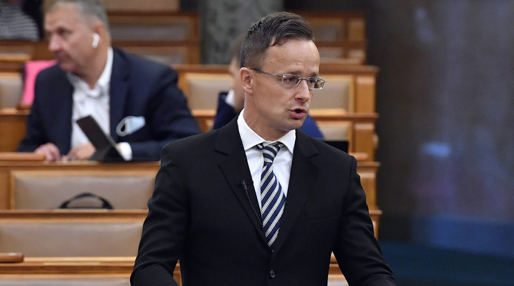 Szíjjártó Péter / Fotó: MTI Máthé Zoltán