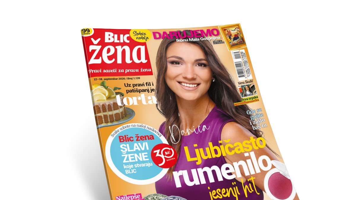 Nova "BLIC ŽENA" u prodaji je od subote 12. septembra