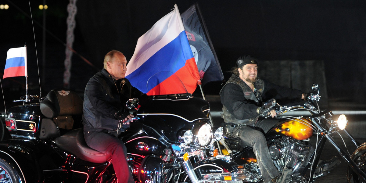 Putin i Harley.