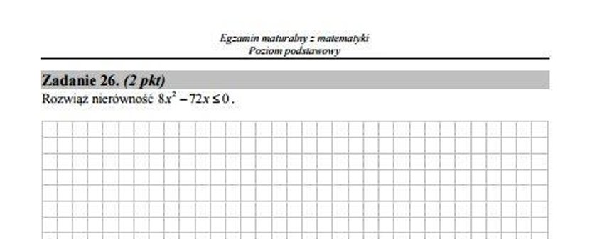 Matura 2017 matematyka. Arkusze, pytania, odpowiedzi