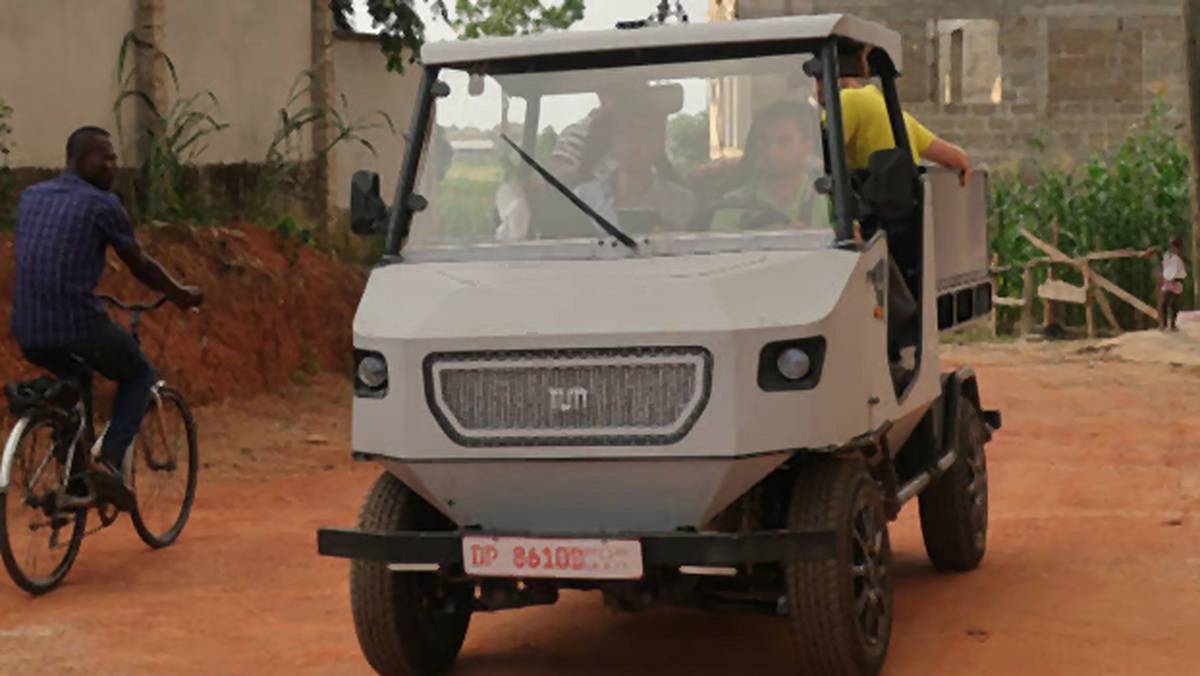 aCar - auto elektryczne przystosowane na drogi Afryki (wideo)