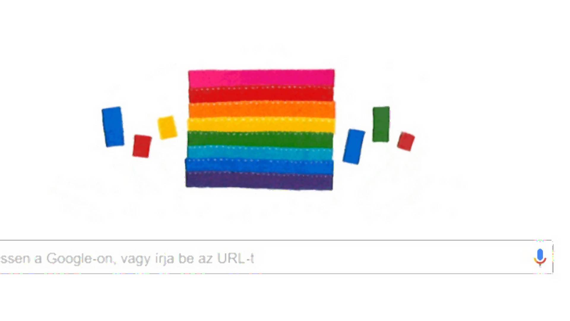 Ezért szivárvány színű a Google ma