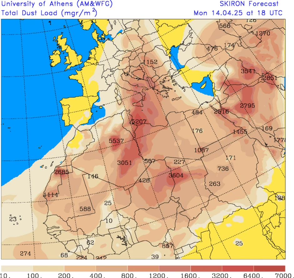 Saharski pesak stiže u Srbiju u ponedeljak