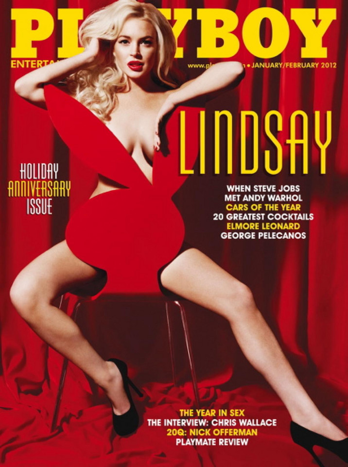 Lindsay Lohan na okładce "Playboya" (2012)