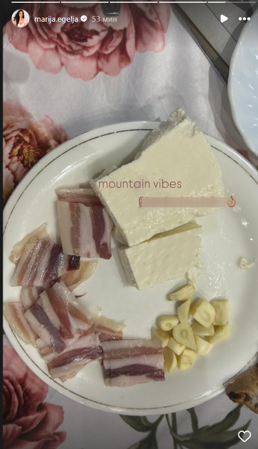 Ovako se hrani Marija Egelja